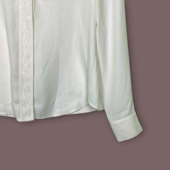 Vintage Precis Button Down White Blouse - Picture 2 of 8